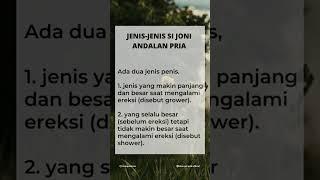 Jenis Jenis Joni Andalan Para Pria  #mrp #titangelgold #priaperkasa #tips