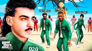 GTA Role Play x Squid Game  زاکر سامورائی در اسکویید گیم