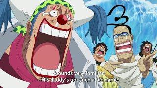 Everyone is shocked with name luffy father English Sub