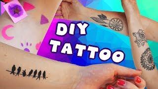 DIY - TEMPORARY FAKE TATTOOS