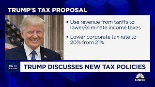 Trump discusses his new tax proposals