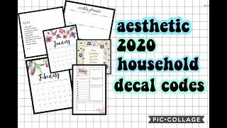 Aesthetic 2020 HouseHold Picture Decals   planners calenders quotes etc