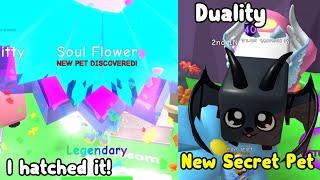 I Hatched Soul Flower New Secret Pet Duality Spring Event Update - Bubble Gum Simulator