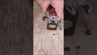 How to open padlock with a spanners #bobthetoolman #trending #diy #tips #diyhacks