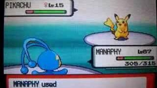 Manaphy vs Pikachu