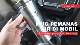 Mug Gelas Pemanas Air Di Mobil Stainless Steel Car Mug Portable