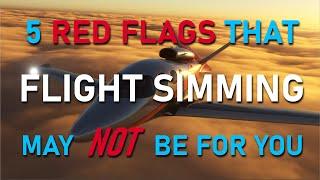 5 RED FLAGS that FLIGHT SIMMING may NOT be for YOU