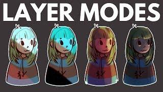 How to Use Layer Modes in Digital Art  Multiply Overlay etc.