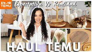 HAUL TEMU  HOGAR Y DECORACIÓN  La nueva tienda más barata en línea  Espectativa  Vs Realidad