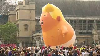Diaper-wearing baby Trump balloon could float to United States