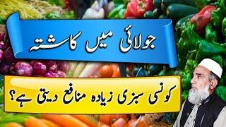 Feasibility of vegetables during the month of July  Crop Reformer