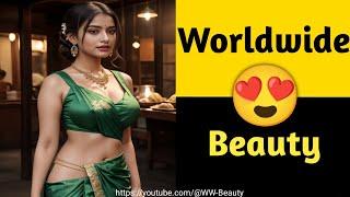 4K AI Art Worldwide Lookbook Model Video - Indian Beauty 15