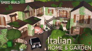 Italian Home & Garden  Welcome to Bloxburg Speed Build  $742k