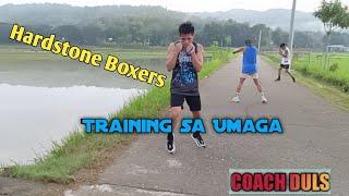 #boxingtraining Training sa Umaga Hardstone Boxers para sa laban ngayong February at march.