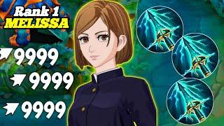 ITEM GA LOGIS MELISSA PAKAI SKY PIERCER DAMAGENYA BRUTAL  MELISSA BEST BUILD  MLBB