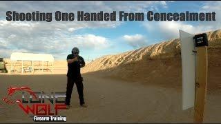 The Fastest Most Efficient Way To Shoot 1 Handed From Concealment