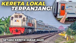 REKOR KERETA LOKAL RANGKAIAN TERPANJANG Penambahan Sarana KA Dhoho Surabaya - Blitar via Kertosono