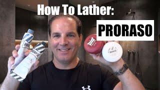 How to Lather Proraso Shaving Cream and Shave Soap@geofatboy