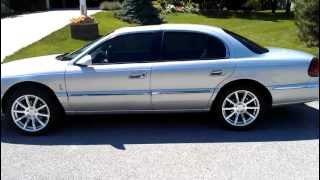 2001 Lincoln Continental with tinted windows 20% and 15%