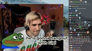 xQc malds and jealous after Pokelawls ditched to have fun with Gigi