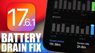 iOS 17.6.1 - How To FIX Battery DRAIN on iPhone 