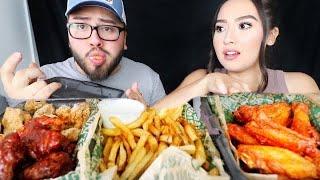 WINGSTOP FEAST MUKBANG • EATING SHOW • SPECIAL GUEST 2024