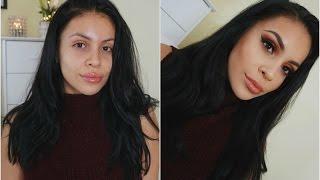 Get Ready With Me HolidayThanksgiving Makeup  Morphe 350 Palette  JuicyJas