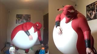 Inflatable Fox overinflation Inflatable guy reupload
