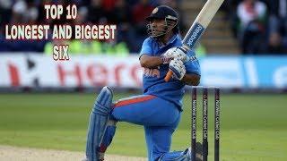 Top 10 Longest and Biggest Sixes In Cricket History Ever 2018