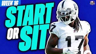 2022 Fantasy Football - MUST Start or Sit Week 16 Wide Receivers - Every Match Up