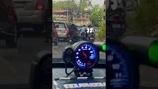 Rpm meter & exhaust sound   Car modified status