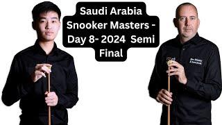 Mark J Williams vs Si Jiahui  Saudi Arabia Snooker Masters  Semi Final  2024