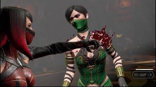 Assassin Skarlet Vs Assassin Jade Fatal blow  X-ray Mortal Kombat Mobile