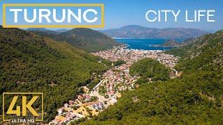 4K City Life Video - The Best Views of TURUNC - Holiday Resort near Marmaris - Turkey Summer Trip