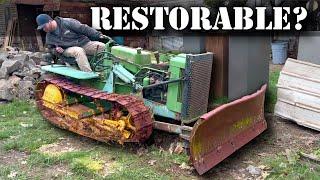 Could this be RESTORED? Abandoned for decades… a 1953 John Deere
