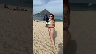 Sexy Brazilian Milf gives tour of the beaches of Rio de Janeiro Brazil #asmr #trending
