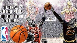 The simplest argument for Michael Jordan still being greater than Lebron James