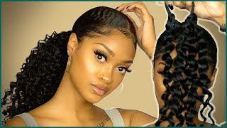 LIFE CHANGING Sleek Ponytail with Extensions Hack on Type 4 Natural Hair