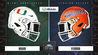 NCAA College Football 25 - Miami Hurricanes Vs Florida Gators Simulation Week 1 PS5 Gameplay