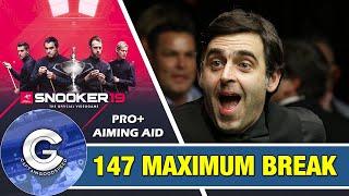 Snooker 19 147 Maximum Break #4  Pro+ Aiming Aid