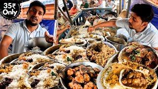 India’s Cheapest THALI Only Rs 35-  Cheapest FOOD Of Kolkata  Street Food India