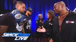 Chad Gable & Shelton Benjamin square up to The Usos SmackDown LIVE Oct. 17 2017