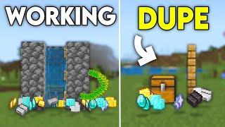 TOP 3 WORKING DUPLICATION GLITCHES IN 1.21 Minecraft Bedrock 