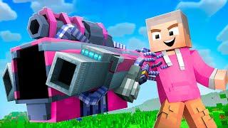 100 HighTech Waffen vs. Minecraft Spieler