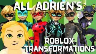 Adriens Superhero Transformations TV vs. Roblox in Miraculous RP . Miraculous Ladybug
