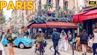 Paris France  - Paris April 2024  Paris Spring Walk 4K ▶1h14 min