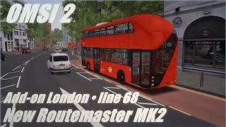 OMSI 2 • Add-on London line 68 • New Routemaster MK2