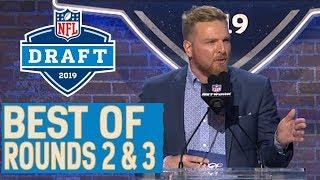 Pat McAfee Trolling Emotional Reactions & More  Best Moments from Rounds 2 & 3  2019 NFL Draft