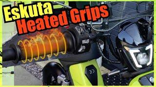 Eskuta Say Goodbye to Cold Hands with heated grips electric bike mods