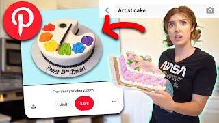Turning a $25 Cake Into A PINTEREST ART CAKE?